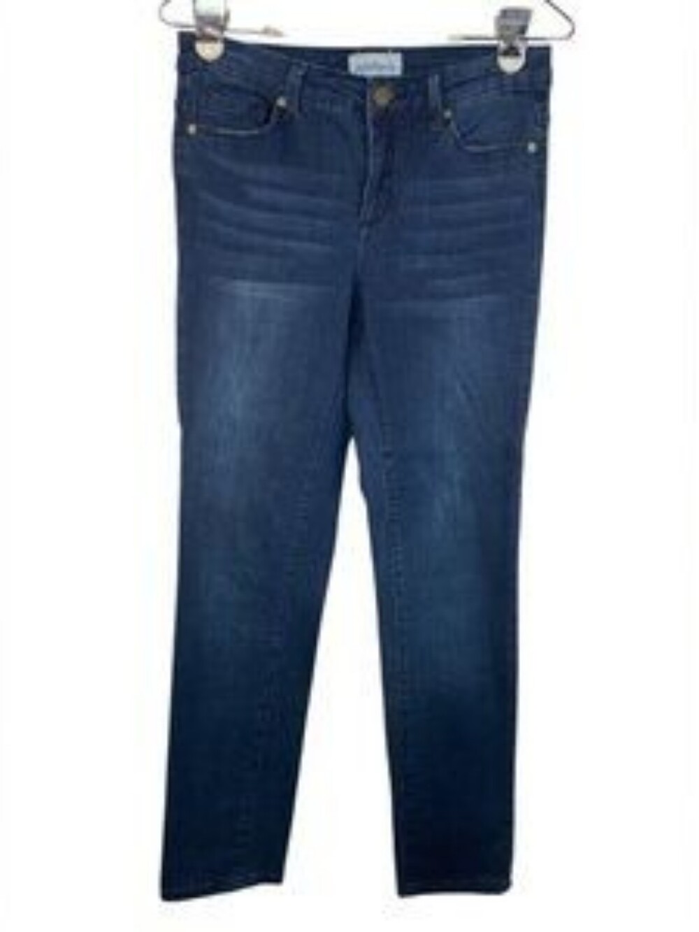 Peck & Peck Dark Blue Straight-Leg Jeans Size 4